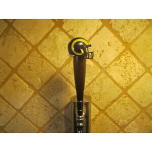 NFL Rams Beer Tap Handle Team Los Angeles Football Kegerator Brown Wood